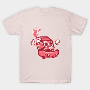 Strawberry Milk Shred T-Shirt